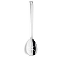 Drop cuillère de service perforée en acier inoxydable 31,5 cm
