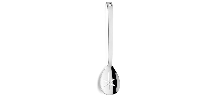 Drop cuillère de service perforée en acier inoxydable 31,5 cm