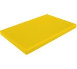 planche à découper en PEHD 500 jaune 53 x 32.5 x 2 cm