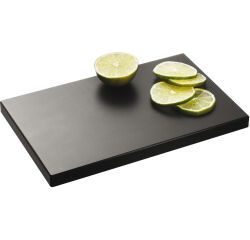 planche à découper en PEHD 500 noire 53 x 32.5 x 2 cm
