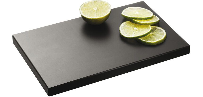 planche à découper en PEHD 500 noire 53 x 32.5 x 2 cm