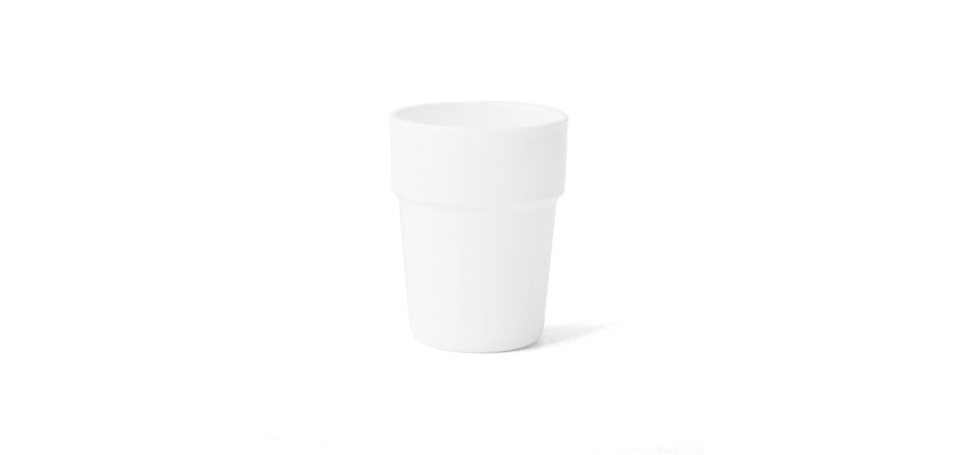 gobelet en polypropylène opaque 16 cl blanc