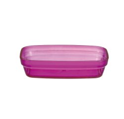 ravier rectangulaire en copolyester 14,7 x 9,7 cm cassis