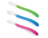 set de 3 cuillères douces en couleurs assorties