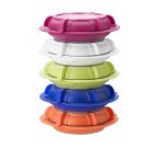 assiette thermodynamique Ø 23,5 cm orange avec couvercle