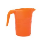 pichet empilable 1 litre en polypropylène orange