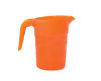 pichet empilable 1 litre en polypropylène orange