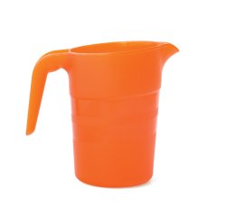 pichet empilable 1 litre en polypropylène orange