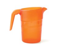 pichet empilable 1 litre orange avec couvercle