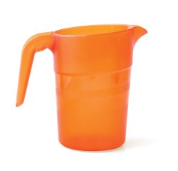 pichet empilable 1 litre orange avec couvercle