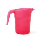 pichet empilable 1 litre en polypropylène grenadine