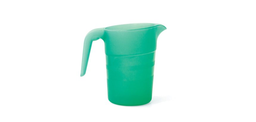 pichet empilable 1 litre en polypropylène menthe