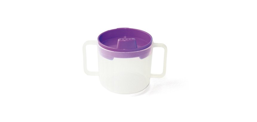 tasse en polypropylène translucide violet