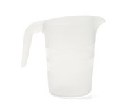 pichet empilable 1 litre en polypropylène transparent