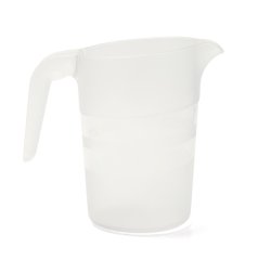 pichet empilable 1 litre en polypropylène transparent