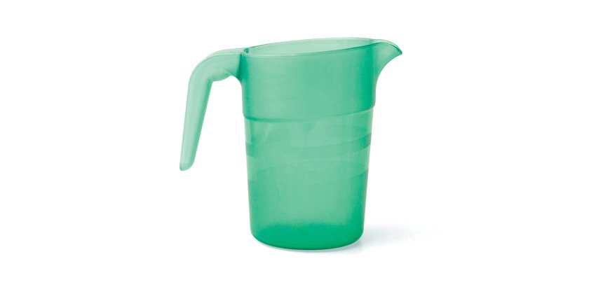 pichet empilable 1 litre menthe avec couvercle