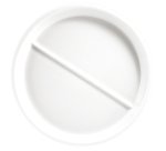 assiette régithermie 2  compartiments Ø 23 cm