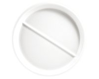 assiette régithermie 2  compartiments Ø 23 cm