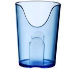 verre à découpe nasale 16 cl bleu