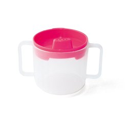 tasse en polypropylène translucide grenadine