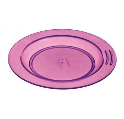 assiette demi-creuse en copolyester Ø 23 cm cassis