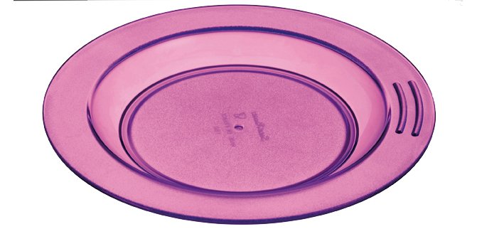 assiette demi-creuse en copolyester Ø 23 cm cassis