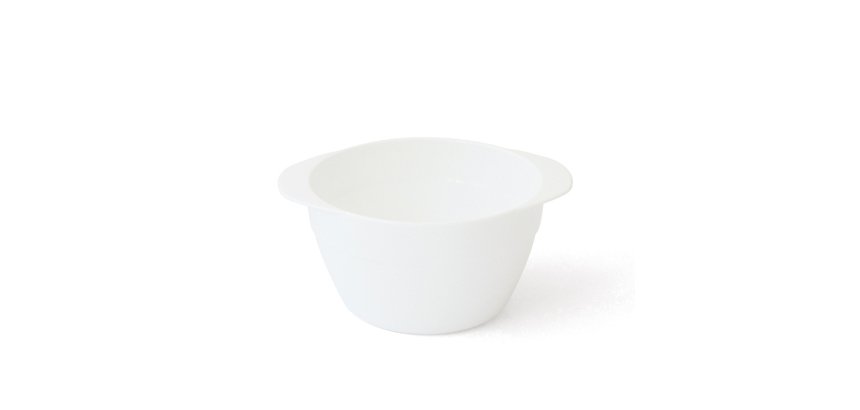 bol à oreilles en polypropylène 50 cl blanc