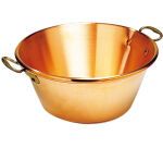 bassine à confitures extra-forte cuivre 42 cm