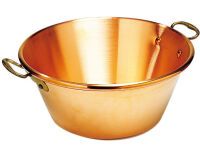 bassine à confitures extra-forte cuivre 42 cm
