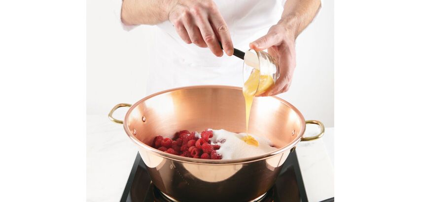 bassine à confitures cuivre 36 cm