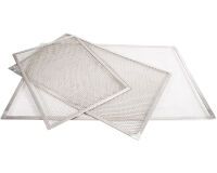 grille rectangulaire aluminium à pizza 41x28 cm