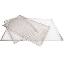 grille rectangulaire aluminium à pizza 41x28 cm