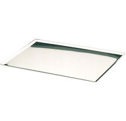 plaque pâtissière inox bords pincés GN 2/1 65x53 cm