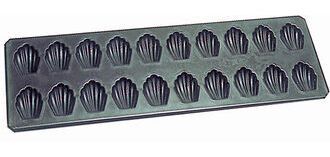 Exopan plaque 395x125 à 20 mini-madeleines 4,2cm