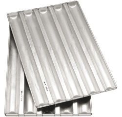 Alu-Gaufer plaques à pain 650 x 430 6 baguettes