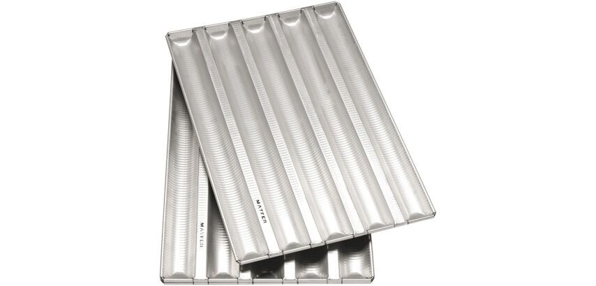 Alu-Gaufer plaques à pain bongard 800 x 430 5 baguettes