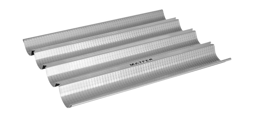 Matfer plaque 4 baguettes exal 38 x 27.5 cm