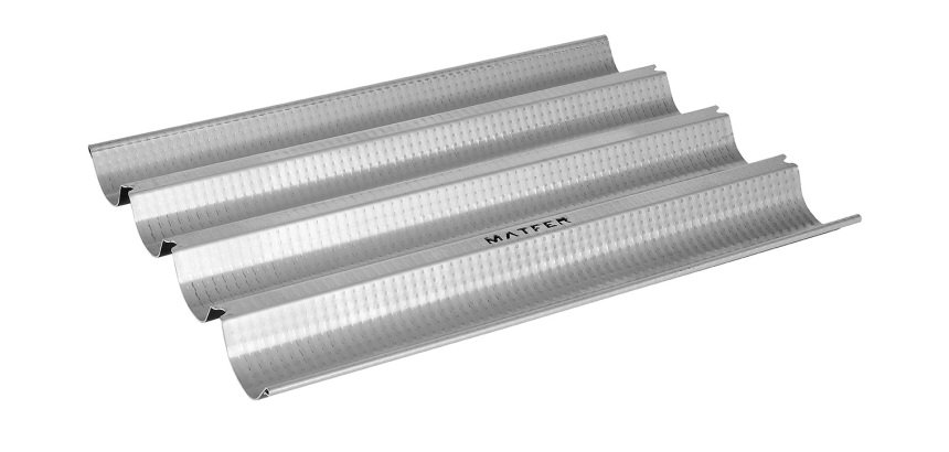 Matfer plaque 4 baguettes exal 38 x 27.5 cm