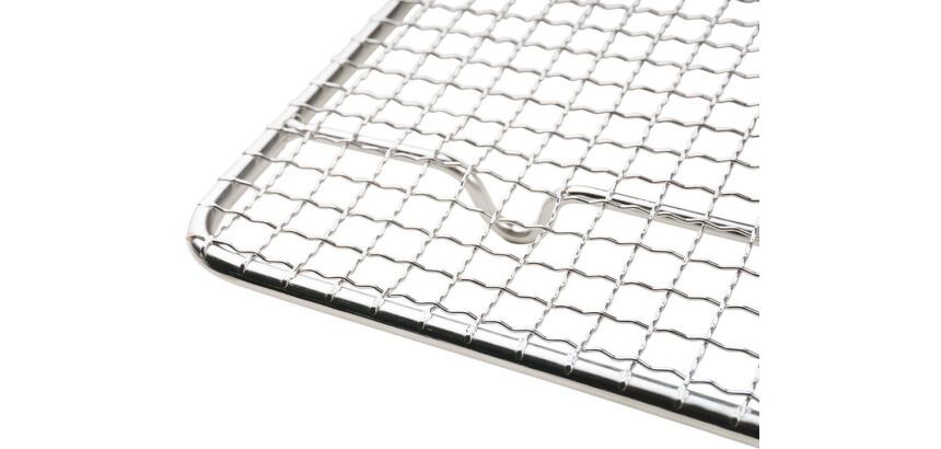 grille inox à confiserie 59x39 pour caisse 600x400 référence 340304