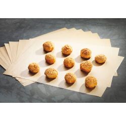 Ecopap 500 feuilles de papier siliconé kraft GN1/1 53x32,5 cm