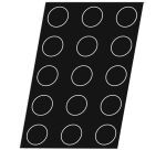 Flexipan 60x40 plaque de 60 quichettes tartelettes unies 4.2 cm