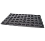 Flexipan 60x40 plaque de 60 quichettes tartelettes unies 4.2 cm