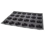 Flexipan 60x40 plaque de 48 quichettes tartelettes unies 4.8 cm