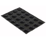 Flexipan 60x40 plaque de 24 mini-brioches cannelées 8.1 cm