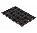 Flexipan 60x40 plaque de 24 demi-sphères 8 cm
