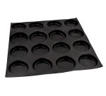 Flexipan 60x40 plaque de 24 brioches rondes lisses 7,9 cm