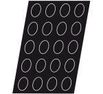Flexipan 60x40 plaque de 56 demi oeuf 55x35 mm