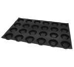 Flexipan 60x40 plaque de 24 tartelettes fond de pâte 8x2 cm