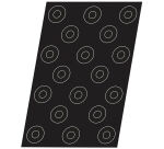 Flexipan 60x40 plaque de 54 mini-volcans 4.2 cm