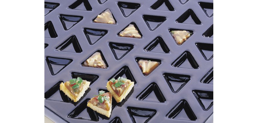 Flexipan 60x40 plaque de 80 triangles 4.8 cm